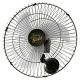 Ventilador de Parede Oscilante Gold 60cm Aço Bivolt Preto 736325 VENTI-DELTA