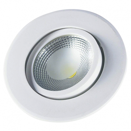 Spot Cob LED Polipropileno Redondo 10W Bivolt Luz Branca 149410026 STARTEC