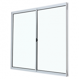 Janela 2 Folhas 100x150cm Alumínio Branco Elegance ALIANCE