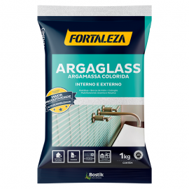 Argamassa Argaglass para Pastilha de Vidro 1kg Branca FORTALEZA