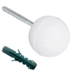 Batedor de Porta Branco BATP LAUREFIX