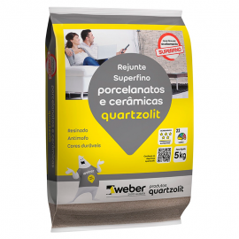 Rejunte Porcelanatos e Cerâmicas 5kg Corda QUARTZOLIT