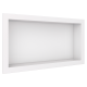 Nicho Mármore Sintético Liso 30x60x10cm Branco COZIMAX