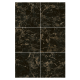 Porcelanato 80x80cm Mythos Black Polido Extra GAUDI