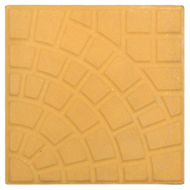 Piso 30,7x30,7cm Firenze Amarelo Amarrado 0,47m² CIMARTEX