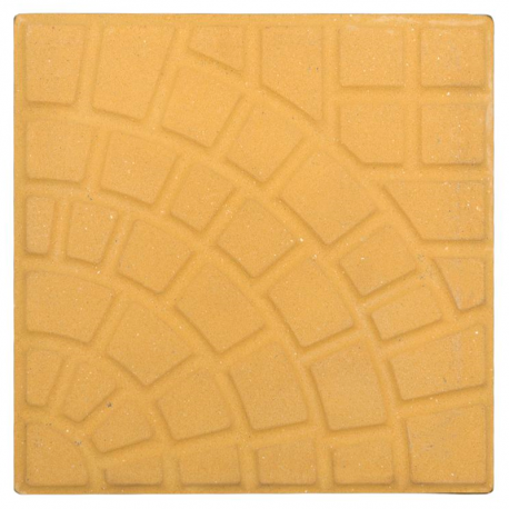 Piso 30,7x30,7cm Firenze Amarelo Amarrado 0,47m² CIMARTEX