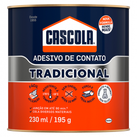 Cascola Tradicional sem Toluol Adesivo Contato 195g CASCOLA