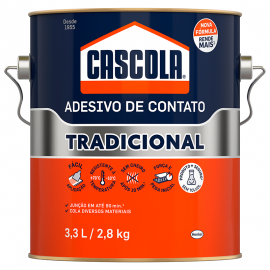 Cascola Tradicional sem Toluol Adesivo Contato 2,8kg CASCOLA