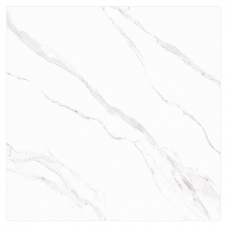 Porcelanato 61,8x61,8cm Carrara Níquel DP61101 Acetinado Extra EMBRAMACO