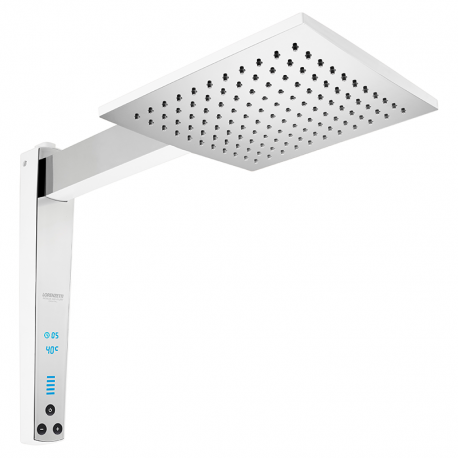 Chuveiro Acqua Century Digital 6800W 220V Branco/Cromado LORENZETTI