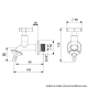Torneira para Tanque e Jardim de Parede com Bico União UP CELITE