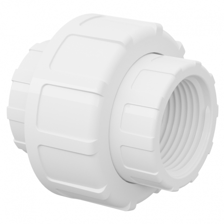 União 3/4'' 25mm PVC Branco Roscável TIGRE