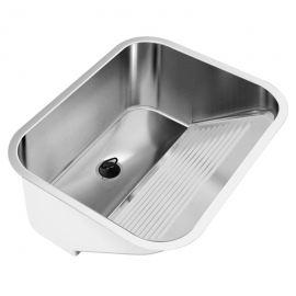 Tanque de Sobrepor 30L Inox Polido 53,3x43x22cm GHELPLUS