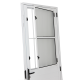 Porta Lambril Social 2,10x80cm Direita Alumínio Branco Elegance ALIANCE