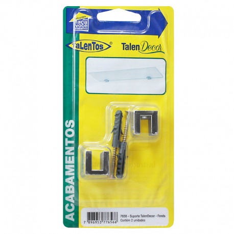 Suporte Talendecor Kit com 2 Peças 7656 TALENTOS